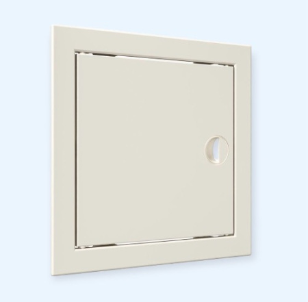 Л2020Р Ivory Люк ревизионный ЛР фланец 196х196 ручка 218х218 пластик Ivory EVECS